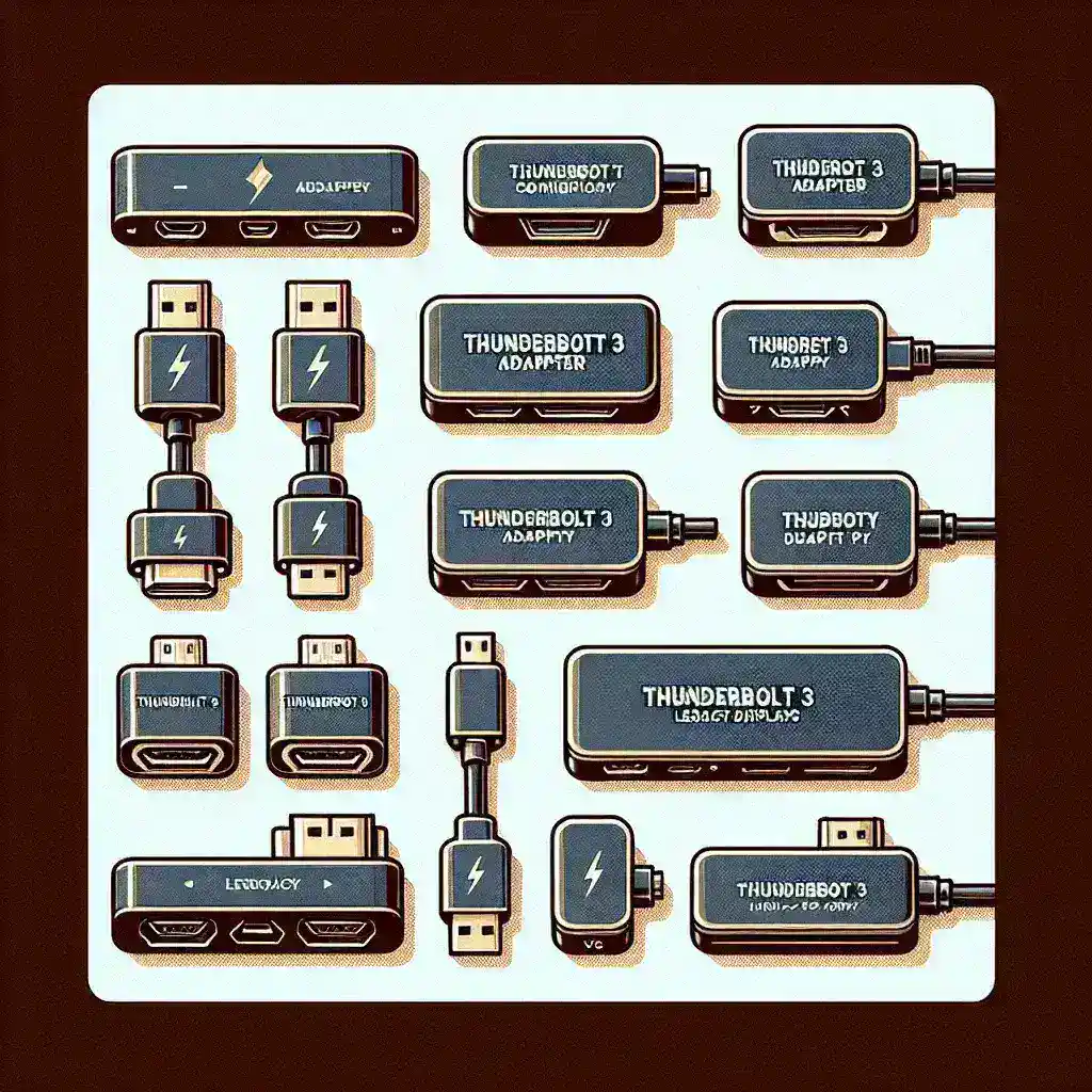 Adaptadores Thunderbolt 3 para displays legados disponíveis no mercado nacional